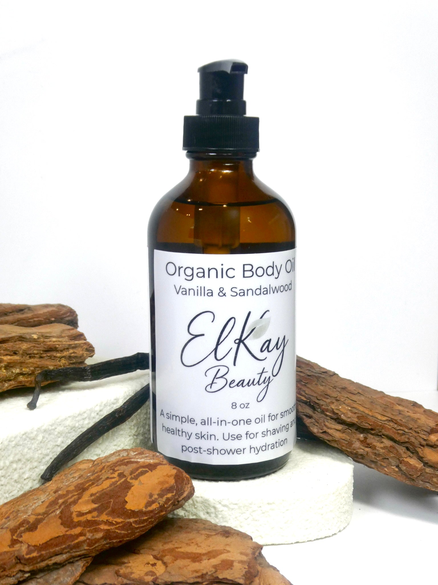 Organic Vanilla & Sandalwood Body Oil