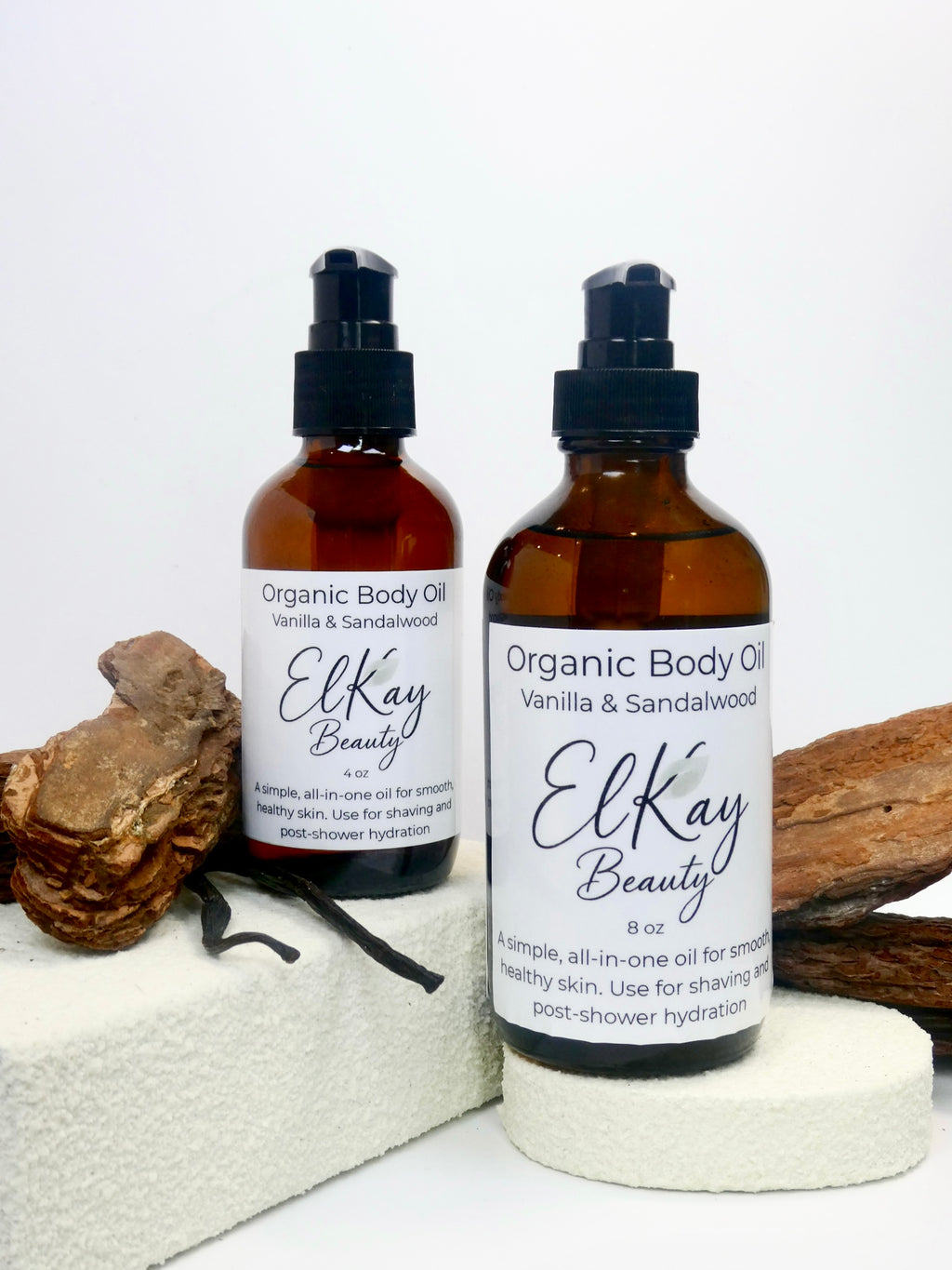 Organic Vanilla & Sandalwood Body Oil