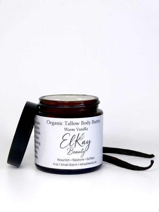 Organic Warm Vanilla Tallow Body Butter