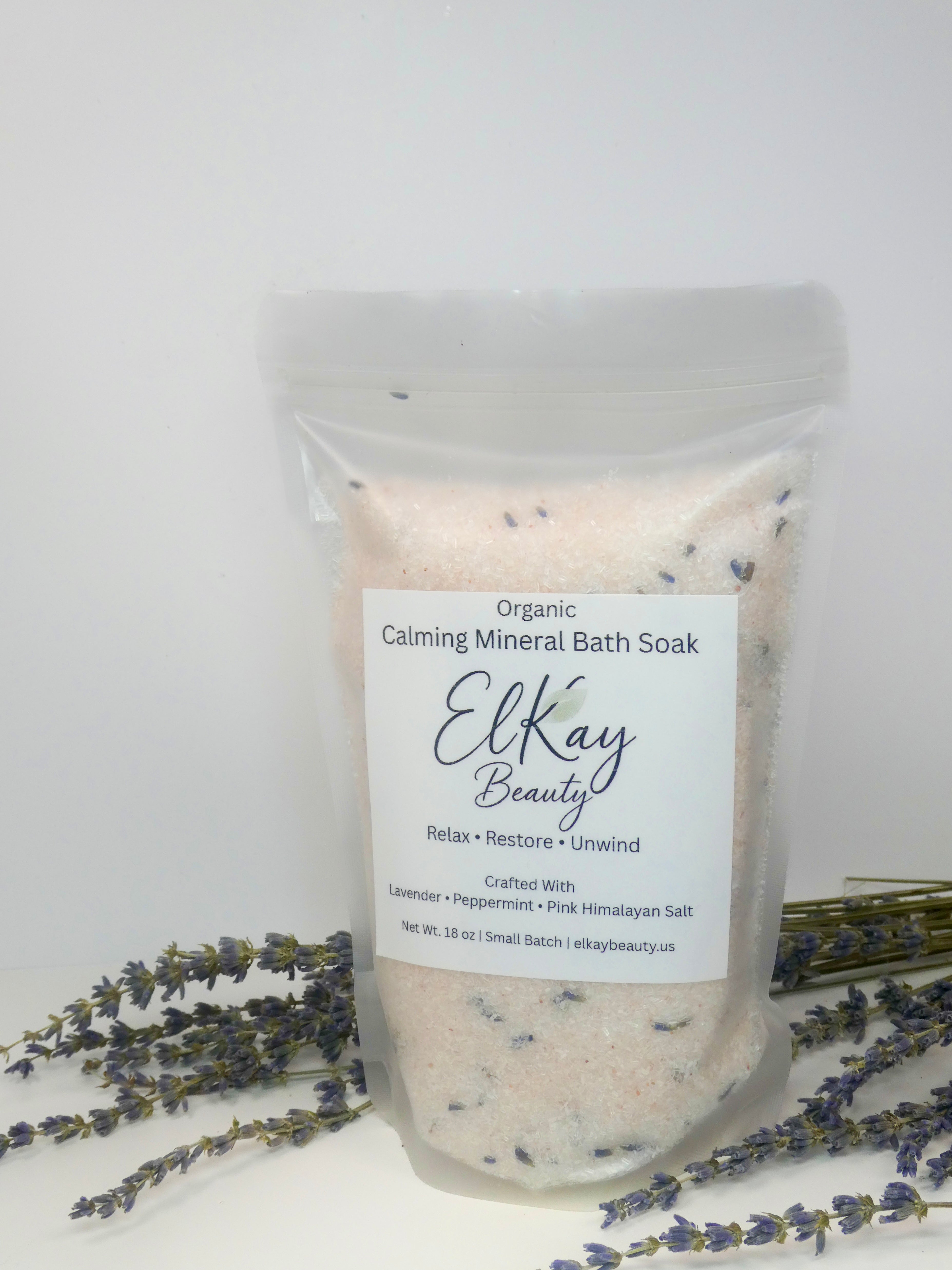 Organic Calming Mineral Bath Soak