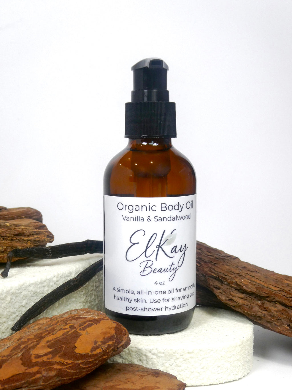 Organic Vanilla & Sandalwood Body Oil