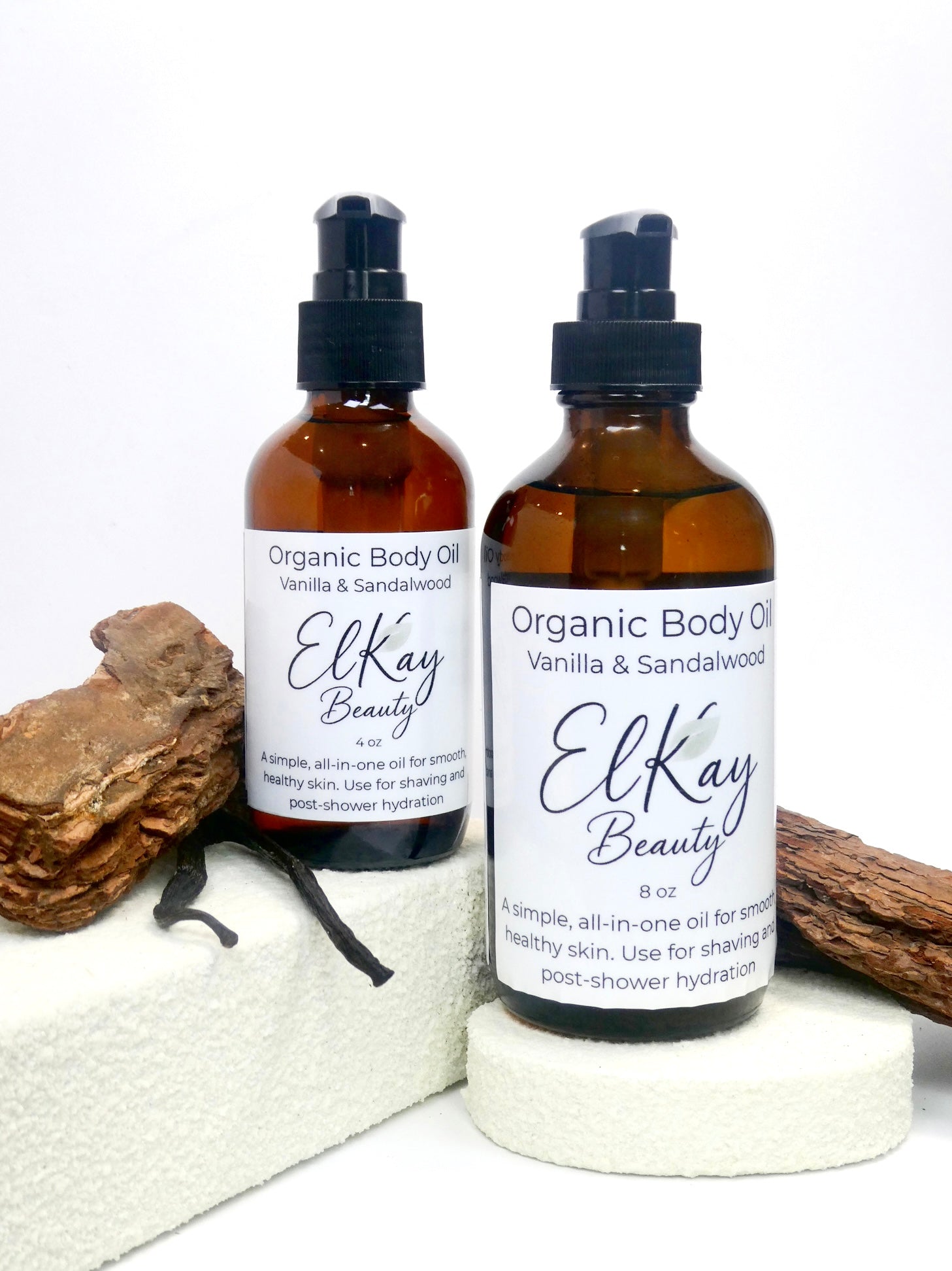 Organic Vanilla & Sandalwood Body Oil