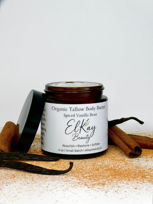 Organic Spiced Vanilla Bean Tallow Body Butter