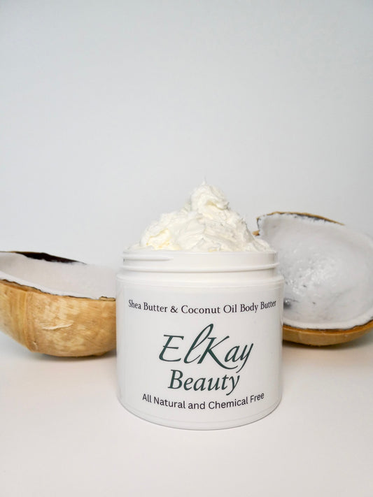 4oz Shea Butter and Coconut Oil Body Butter