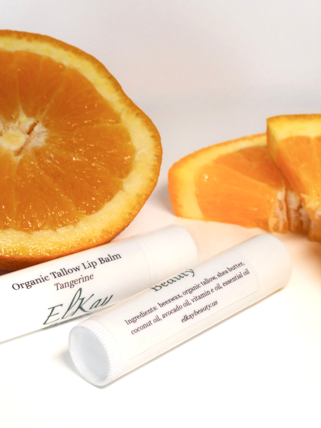 Organic Tangerine Tallow Lip Balm