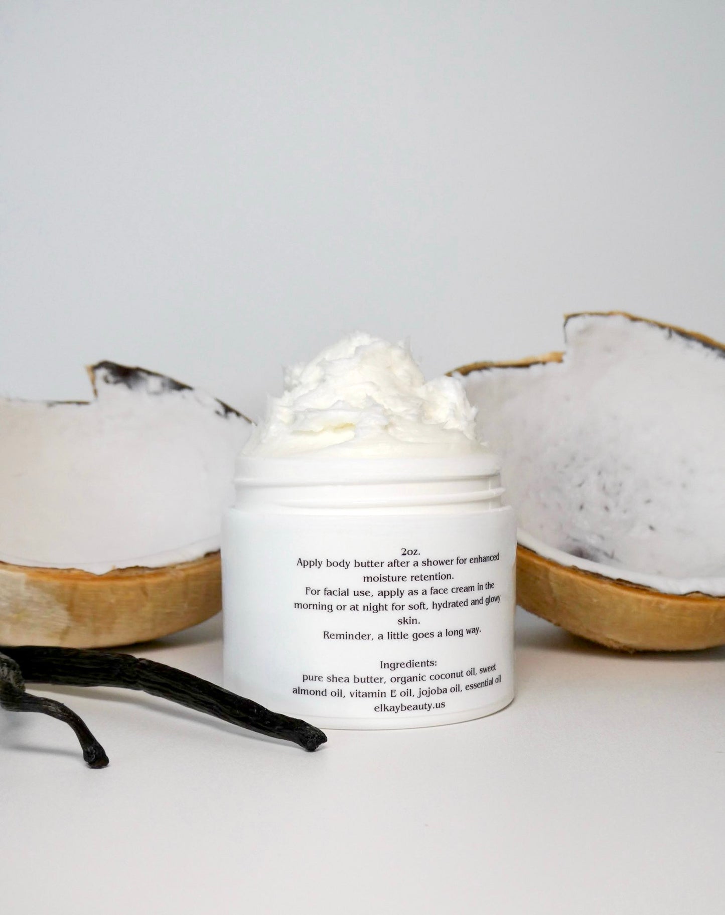 2oz Coconut Vanilla Tallow Body Butter