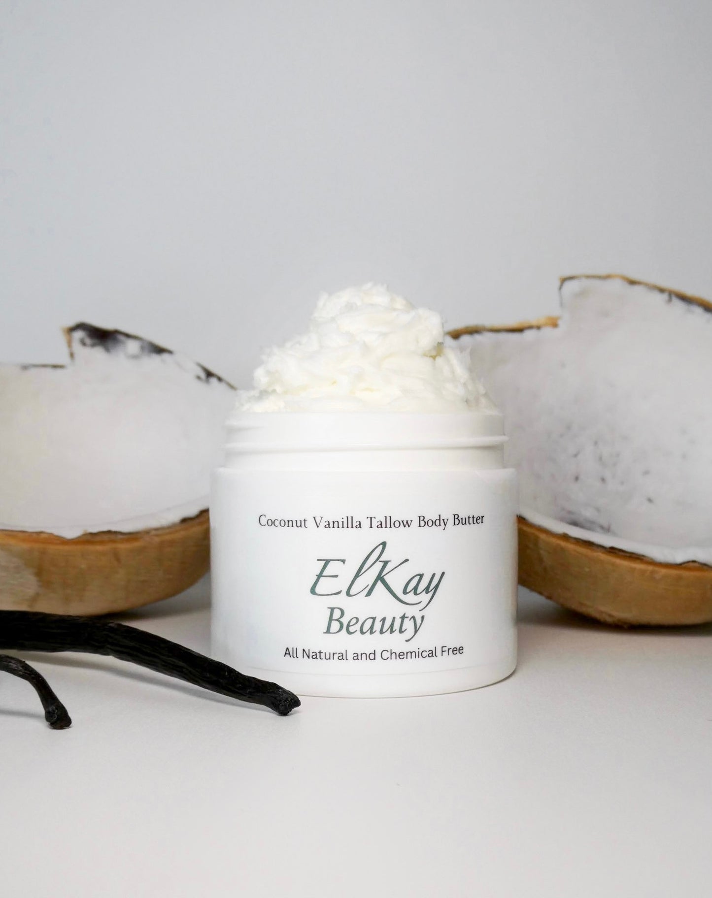 2oz Coconut Vanilla Tallow Body Butter