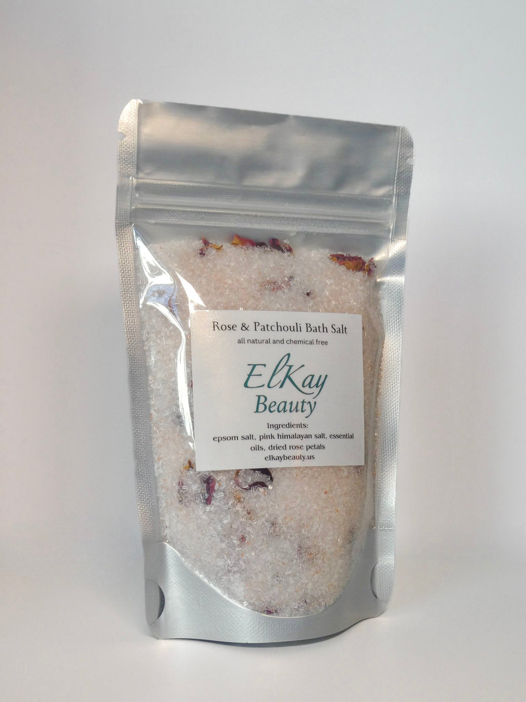 Organic Rose & Patchouli Bath Salt