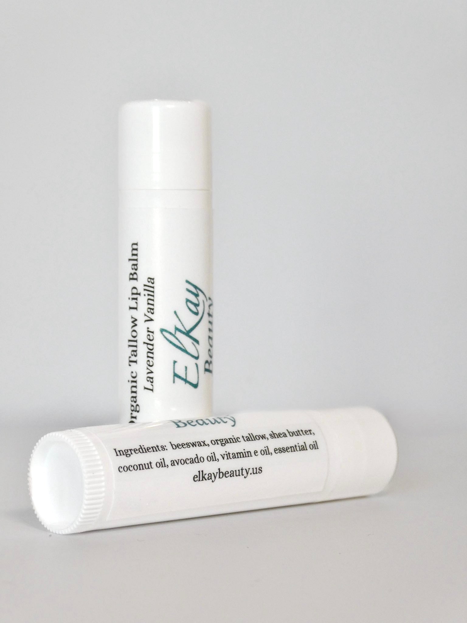 Organic Lavender Vanilla Tallow Lip Balm