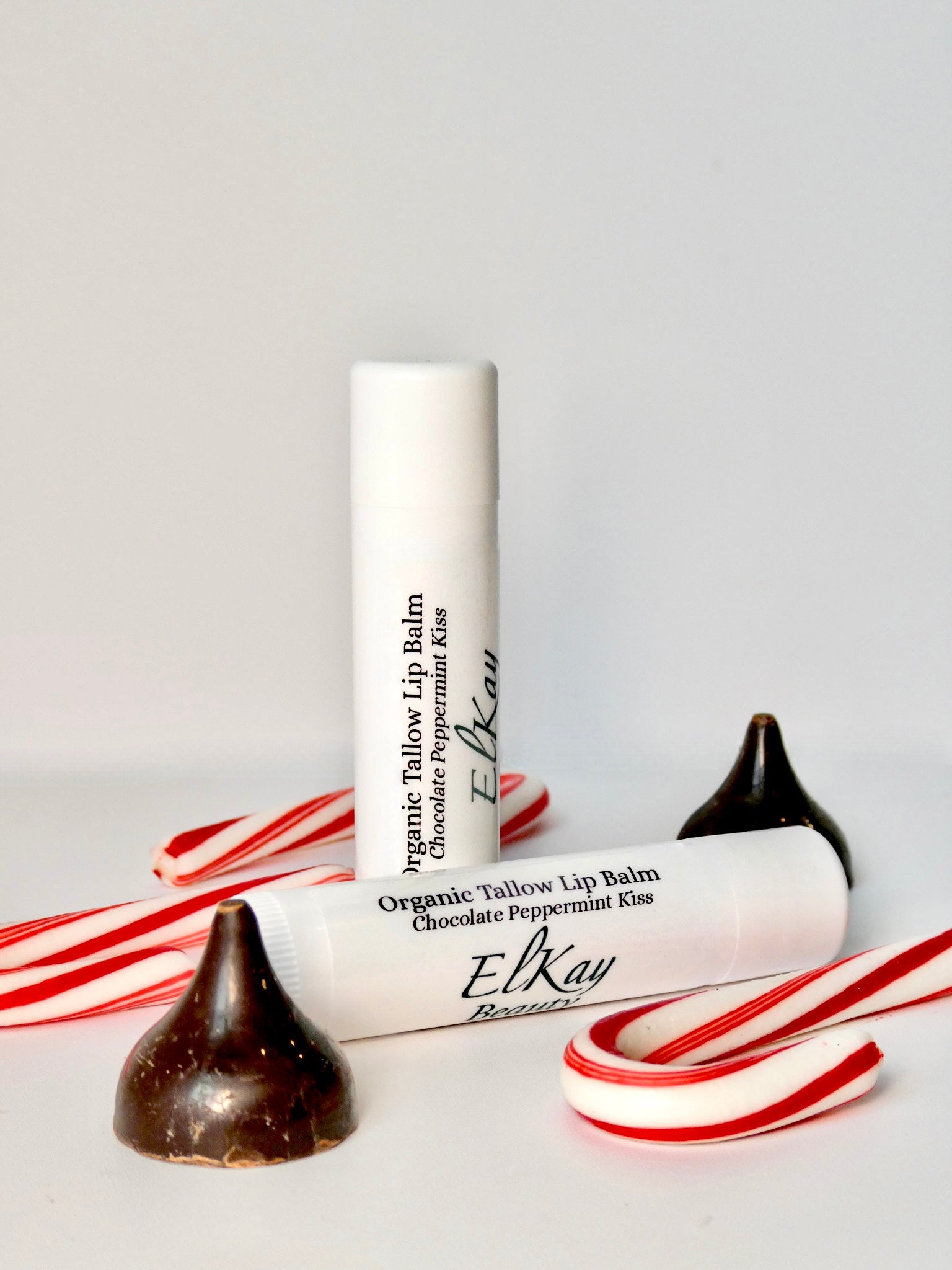 Chocolate Peppermint Kiss Tallow Lip Balm