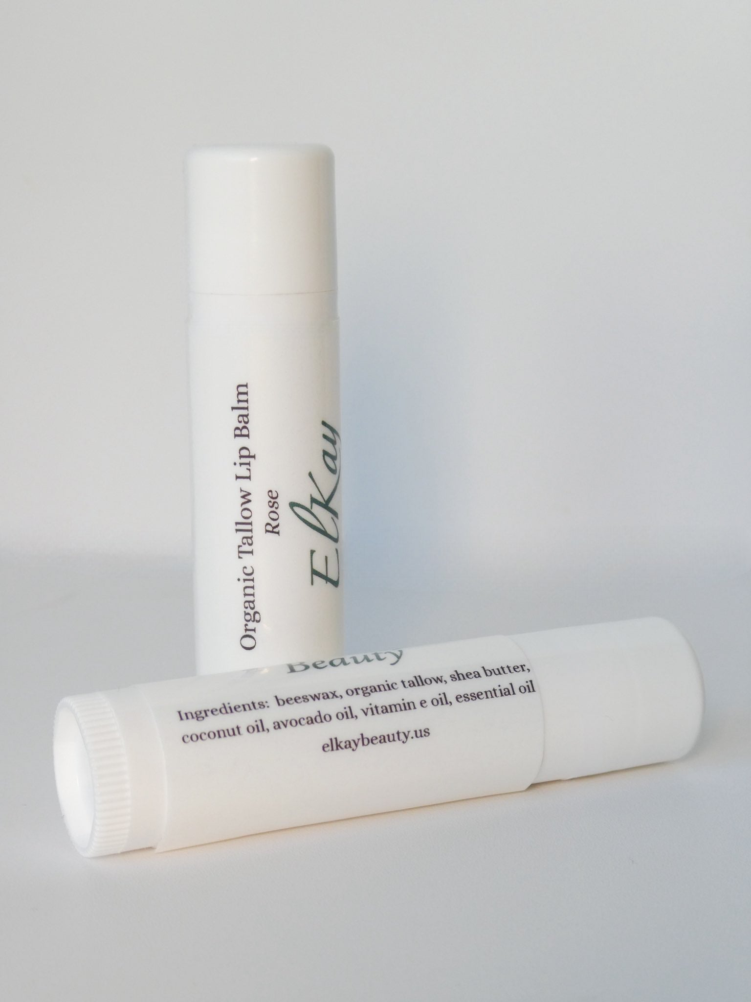 Organic Rose Tallow Lip Balm