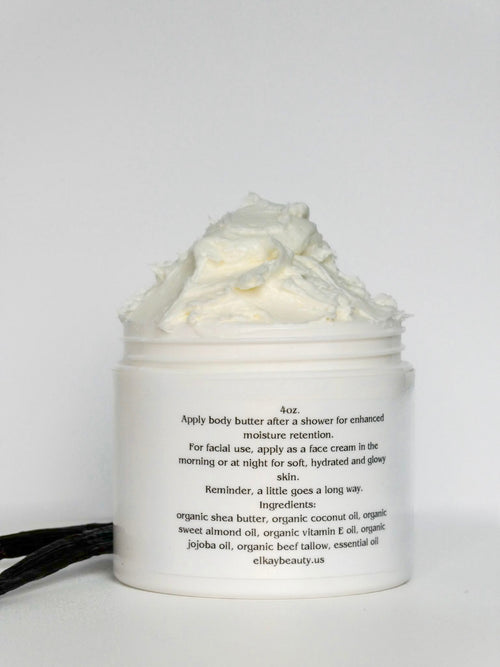 Organic Vanilla Tallow Body Butter