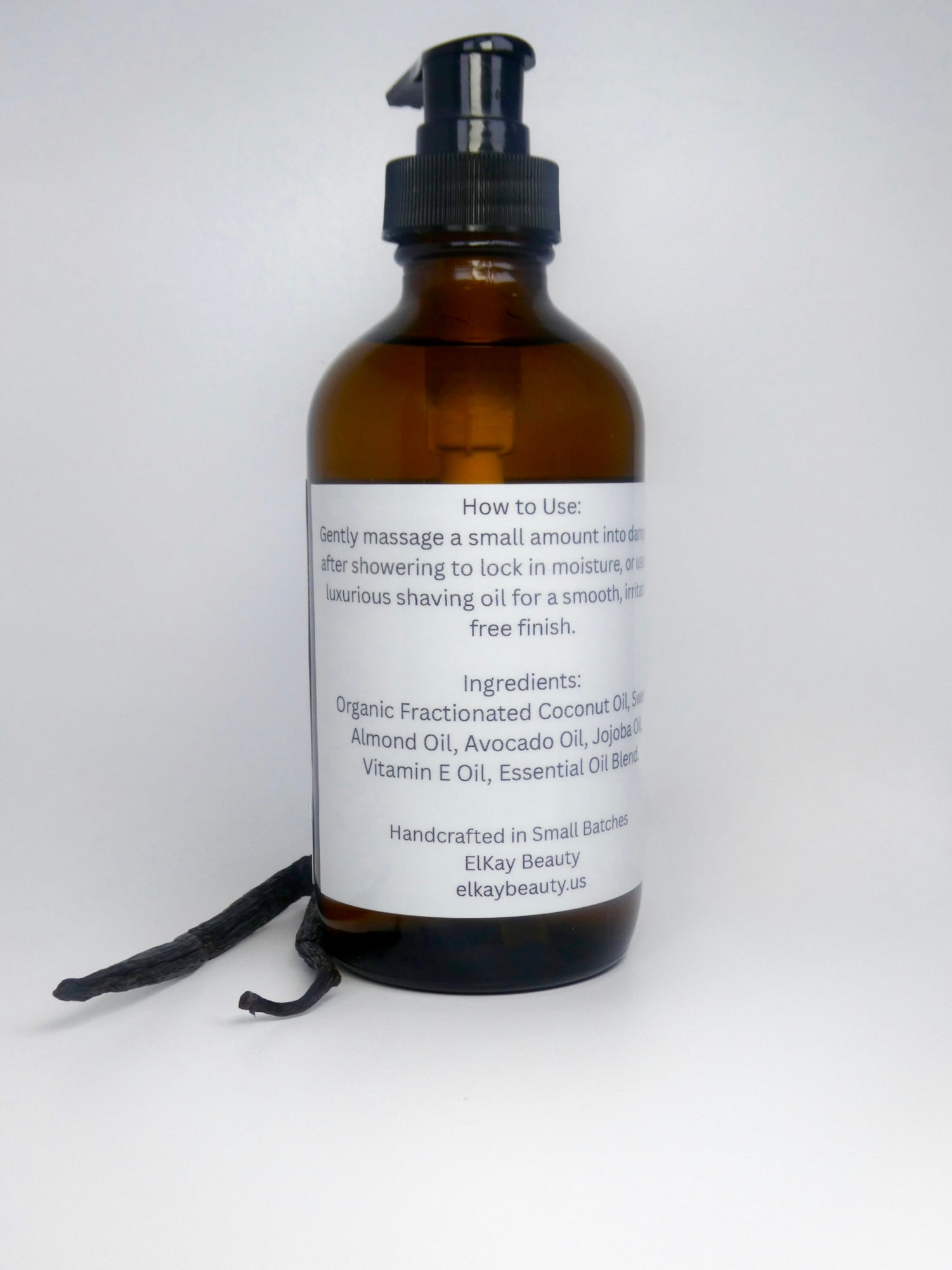 Organic Vanilla & Sandalwood Body Oil