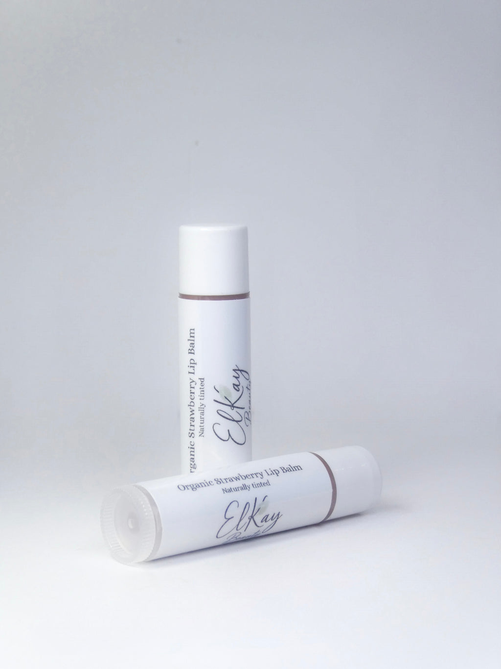 Organic Strawberry Lip Balm - Naturally Tinted