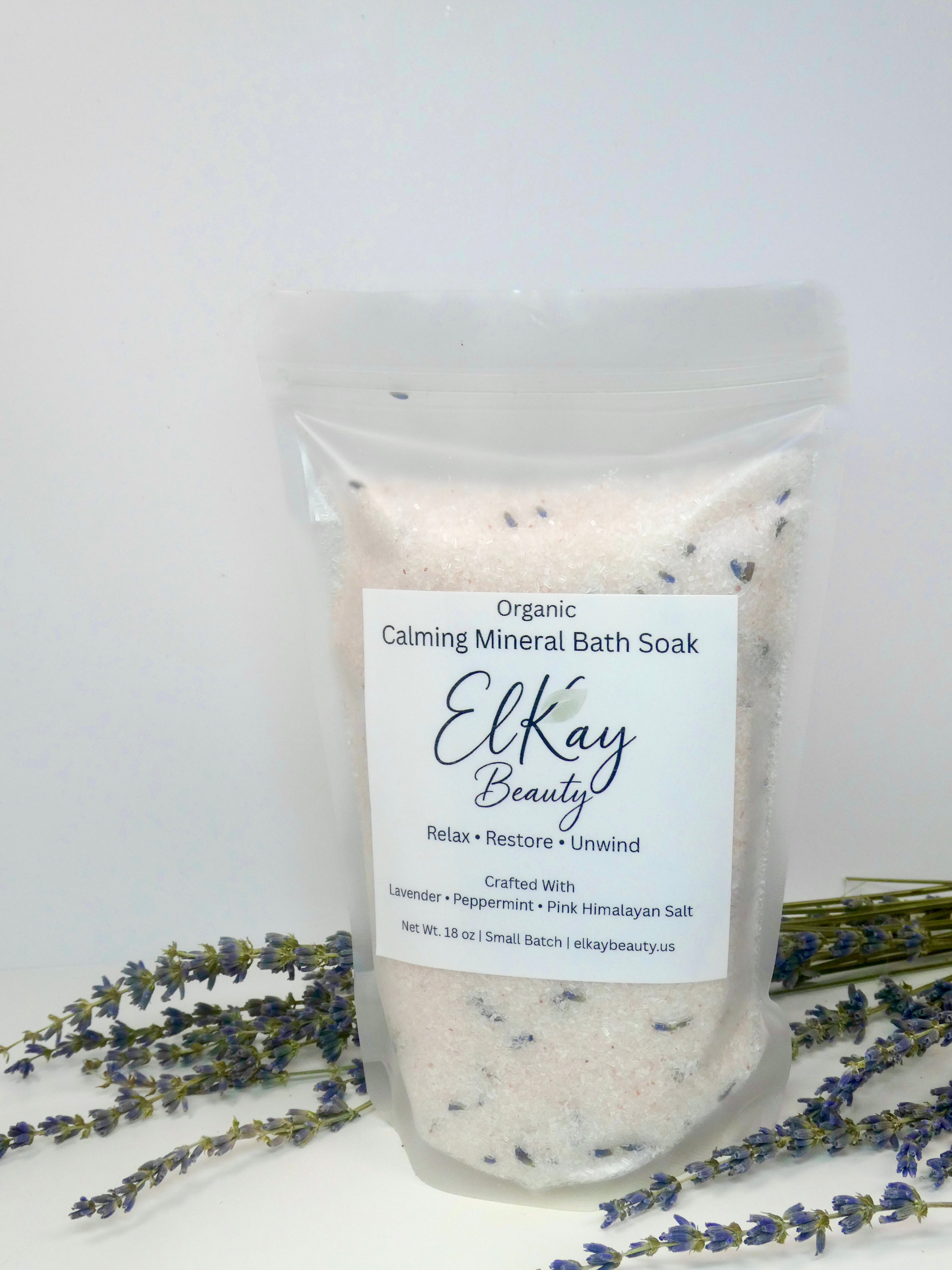 Organic Calming Mineral Bath Soak